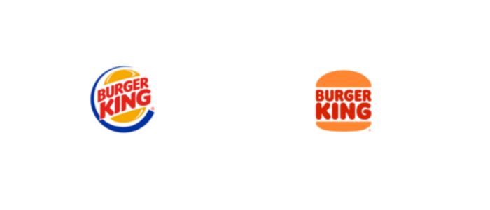 Rebranding de marcas famosas com destaque para a evolução do logotipo da empresa Burger King.