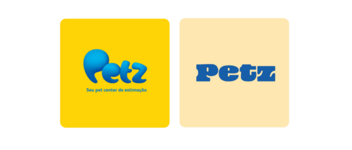 Rebranding de marcas famosas com destaque para a evolução do logotipo da empresa Petz.