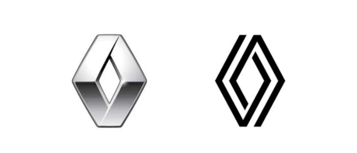 Rebranding de marcas famosas com destaque para a evolução do logotipo da empresa Renault.